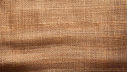 Wall Mural - light brown burlap fabric texture natural grunge background