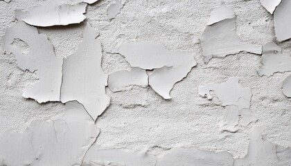 Wall Mural - old white wall with structure of white color at plaster wall