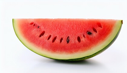 slice of watermelon isolated on white background