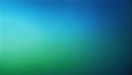 Wall Mural - grainy blue green gradient background smooth noise texture cover header poster backdrop design