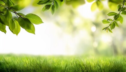 Sticker - tree branch and grass for background and foreground