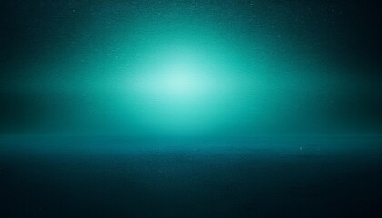 Wall Mural - dark green blue texture color gradient rough abstract background shine bright light and glow template empty space grainy noise grungy