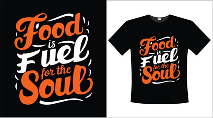 Wall Mural - Food typography t-shirt design vector illustration