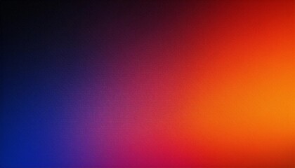 Wall Mural - dark grainy color gradient background purple red orange blue black colors banner poster cover abstract design