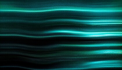 Canvas Print - black dark blue petrol teal emerald jade agua water sea ocean green abstract background color gradient ombre light neon glow glitter rough grain noise line stripe design template