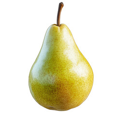 Poster - Ripe pear with a smooth yellow-green surface