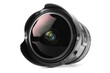© New Africa - Camera lens on white background. Photographer's equipment