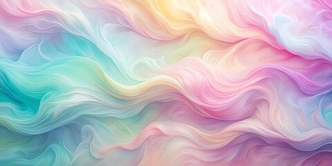 Wall Mural - Abstract background with soft pastel colors and flowing textures, abstract, background, soft, pastel, colors, flowing, textures