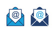 © AAVAA - Mail icon vector. email icon vector. E-mail icon. Envelope illustration