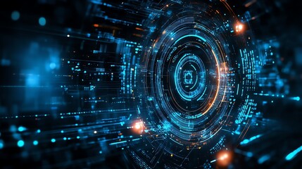 Abstract Digital Technology Background