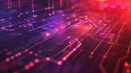 Abstract Circuitry Illustration