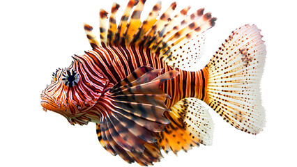 Striking Lionfish - High-Resolution Image of an Exotic Marine Predator