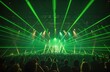 © Gustav - Concert with green laser lights and crowd