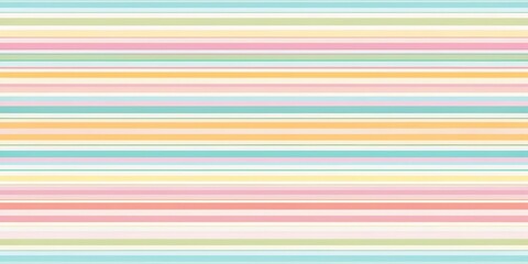 Sticker - Background with horizontal stripes in various pastel colors, stripes, background, pattern, design, texture, colorful