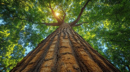 Wall Mural - The Majestic Giant: A View from Below