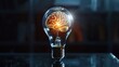 © Mr Muslich - A Glowing Light Bulb Containing a Human Brain