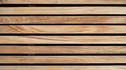Wooden slats. Natural wood lath line arrange pattern texture background , ai