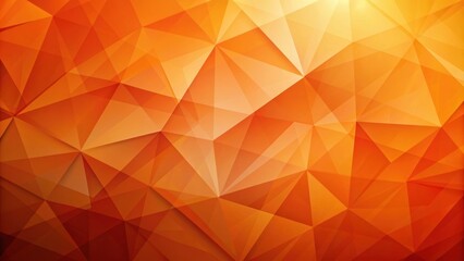 Poster - Abstract background with orange polygonal shapes in , geometric, abstract, polygon, shape, background, orange,digital