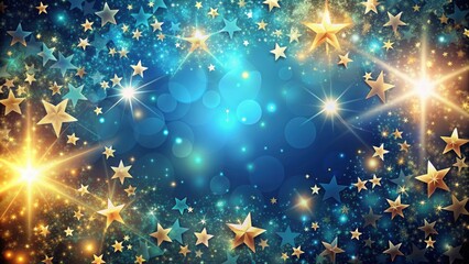 Wall Mural - cool background with twinkling stars, background, stars, space, night sky, galaxy, astronomy, celest