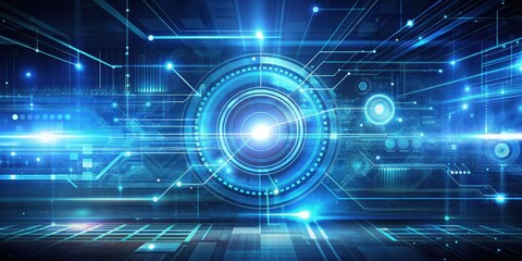 abstract technology background with futuristic digital design elements, technology, background, futu