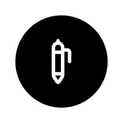 Sticker - pen line circular icon