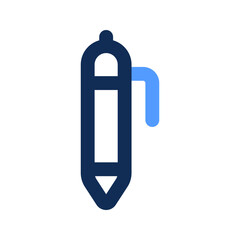 Poster - pen outline color icon