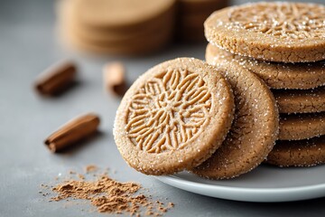 Delicious cookies with fresh butter and eggs