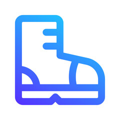 Sticker - boots gradient icon