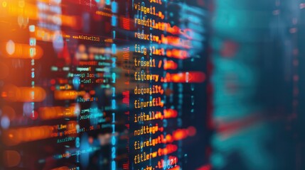 abstract code background