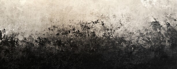 Stylish grunge background in black and white with soft beige accents, featuring a distressed look and smooth gradient for a visually compelling and professional image