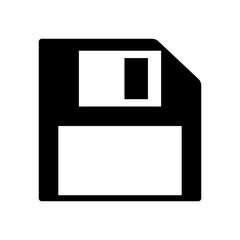 Wall Mural - diskette vector flat icon