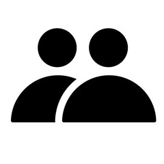 Wall Mural - people partners vector icon