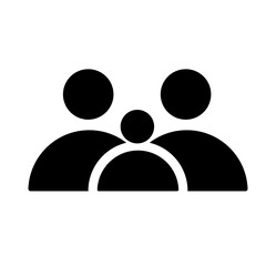Wall Mural - family vector flat icon