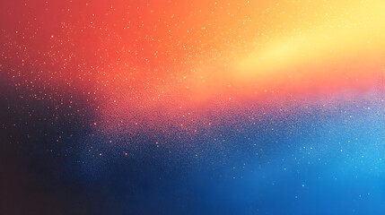 Wall Mural - A vibrant gradient of colors with a starry texture.