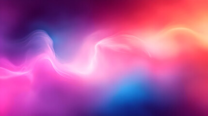 Sticker - Abstract colorful gradient with smooth flowing lines.