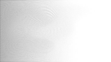 Wall Mural - Circle Halftone Vector Art, Icons, and Graphics Elements.
