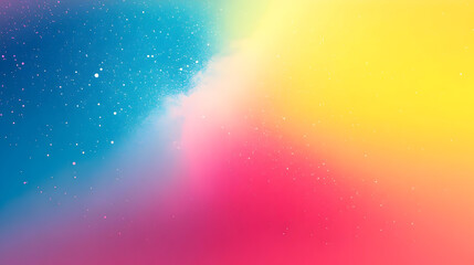 Sticker - Abstract gradient background with vibrant colors and soft textures.