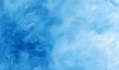 Wall Mural - blue oil painting texture, Generative AI