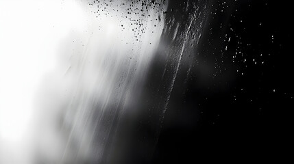 Wall Mural - Abstract monochrome image with blurred textures and water droplets.