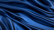 © fotogurmespb - Rich navy blue silk waves with flowing liquid movement smooth texture and deep shadows refined abstract background for New Year or Christmas concepts