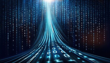 Digital binary code data streaming 