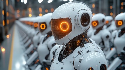 Poster - A Line of Robots in a Factory Setting