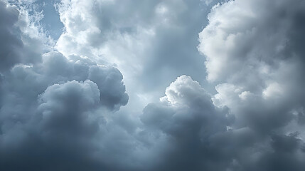 Sticker - Dramatic clouds in a moody sky, suggesting impending weather changes.