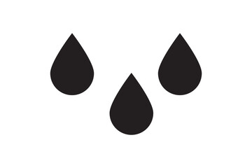 Water drops icon in filled, thin line, outline and stroke style. Vector illustration of two colored and black water drops vector icons designs can be used for mobile, ui, web