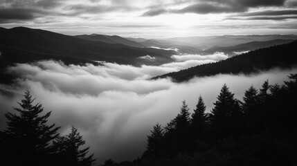 Poster - Mountain Range Landscape