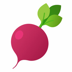 Wall Mural - Beet icon vector art illustration