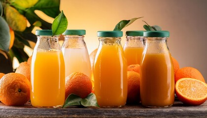 Wall Mural - fresh orange juice