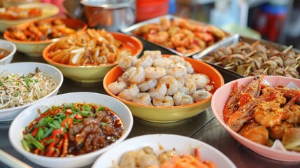 Hawker centers, like Maxwell Food Centre and Lau Pa Sat, offer a wide array of affordable and delicious Singaporean street food favorites