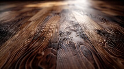 Leinwandbilder - Graytoned Walnut Wood Parquet Background : Generative AI