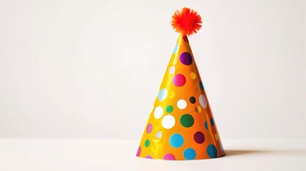 party hat in white background